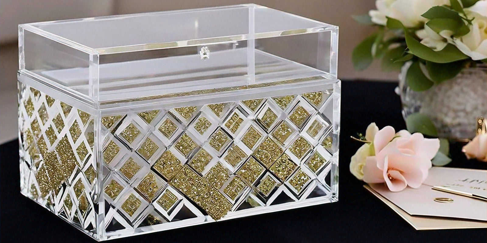 Trendy Acrylic Wedding Card Box Designs to Impress Your Guests