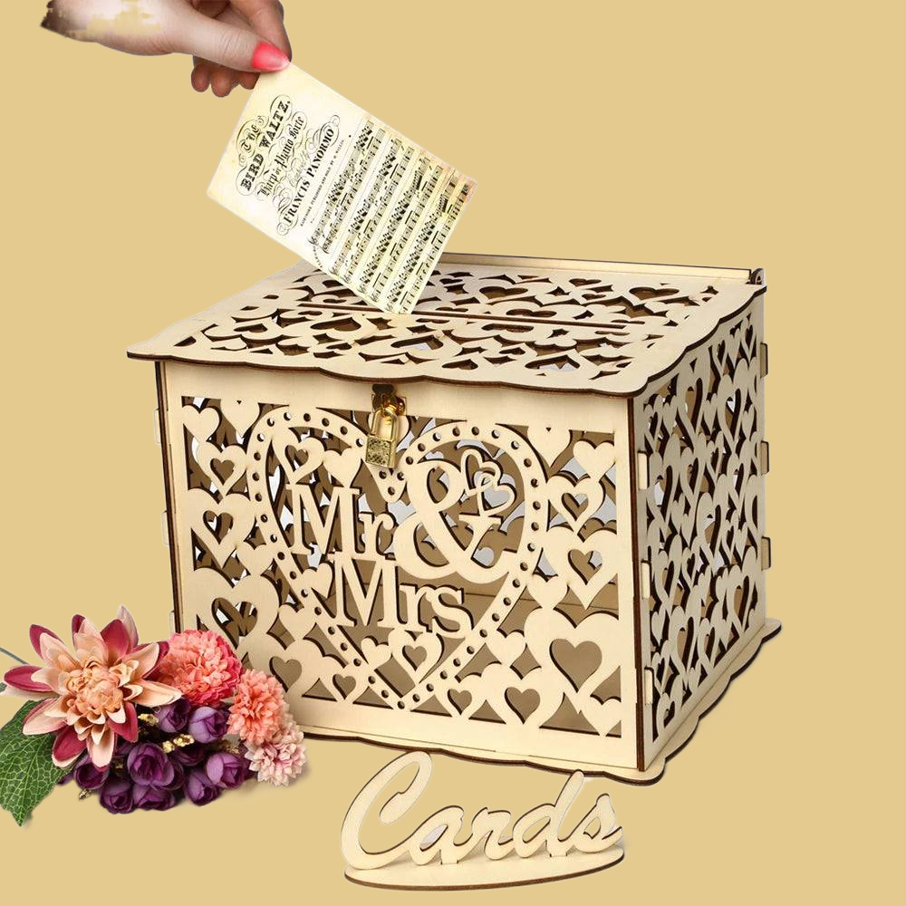 Elegant and Charming Wedding Card Box