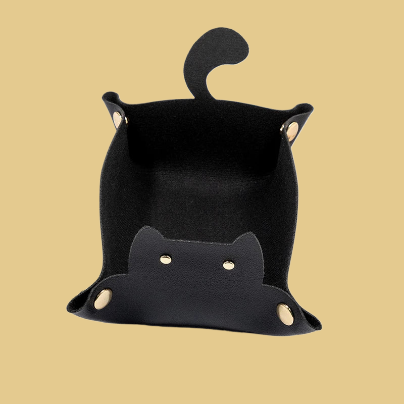 Cat Shaped PU Leather Storage Box