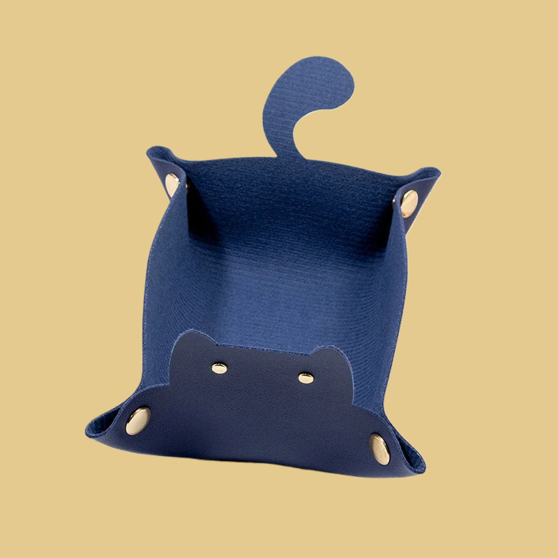 Cat Shaped PU Leather Storage Box