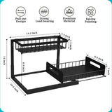 Slide Max Under Sink Organizer - Homeyla    undefined