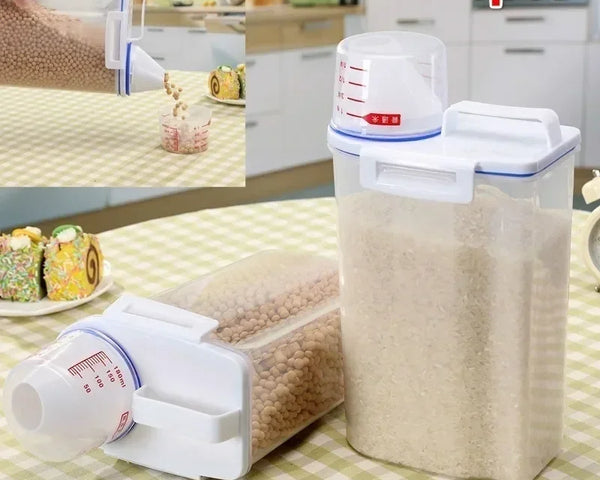 Plastic Grain and Cereal Storage Container
