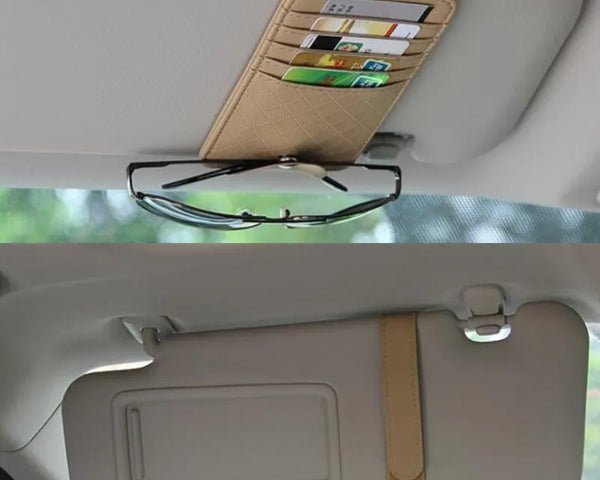 Visor Organizer Compact Car Storage