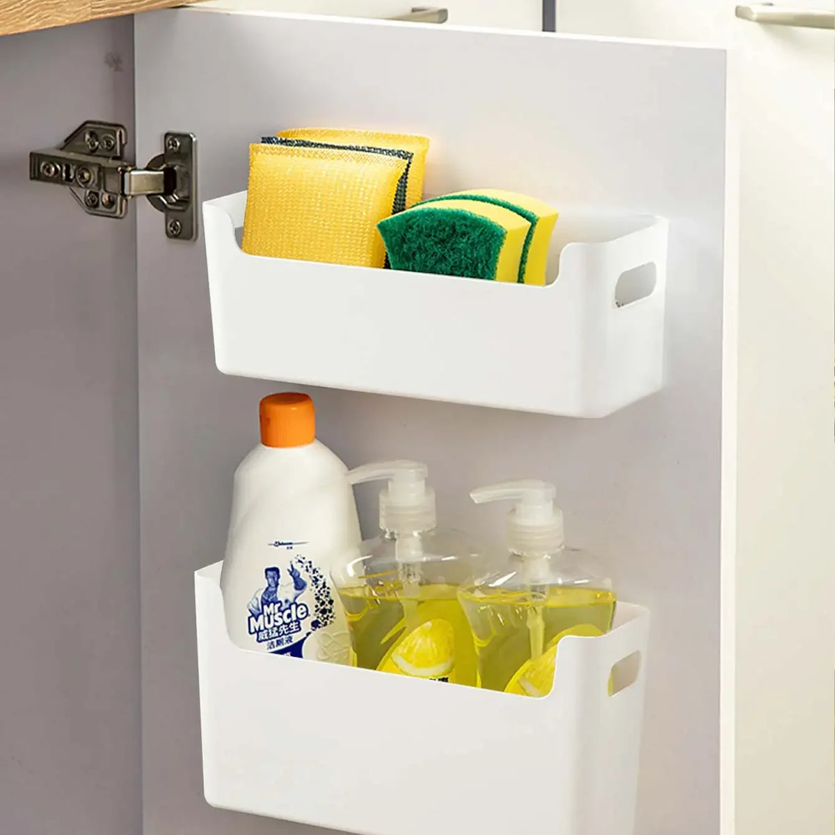 Wall-Mounted Cabinet Storage Box for a Neat
