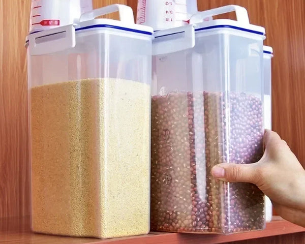 Plastic Grain and Cereal Storage Container