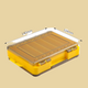  140mm Fishing box Yellow