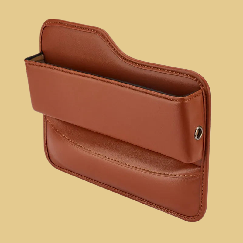 Leather Car Seat Gap Organizer