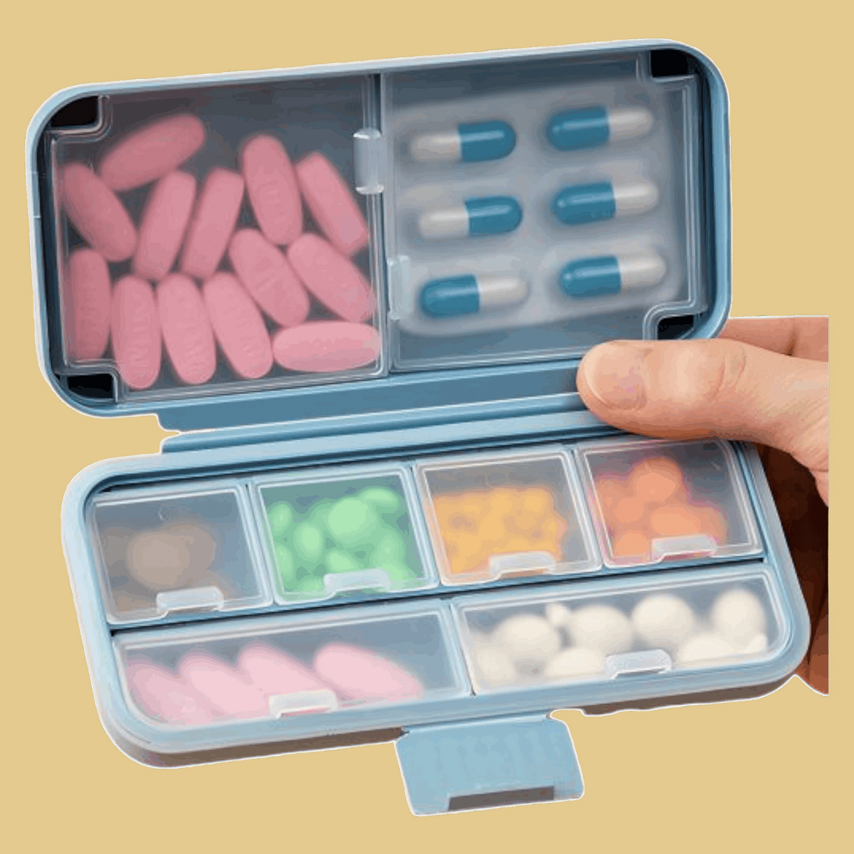 Mini Medicine Box Travel Portable
